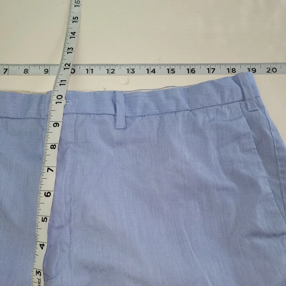 Polo Ralph Lauren Shorts Mens 38 Blue Pinstripe Slim‎ Fit 8